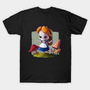 Cupcake Crossbones Alice T-Shirt